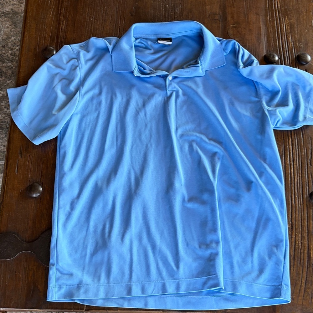Nike Light Blue Men's Polo Shirt - Picture 1 of 4